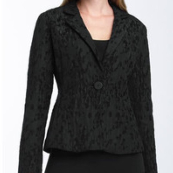 eileen fisher jacquard jacket